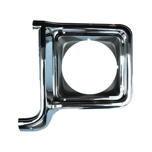 Front Left Headlamp Door Chrome with Round Headlights