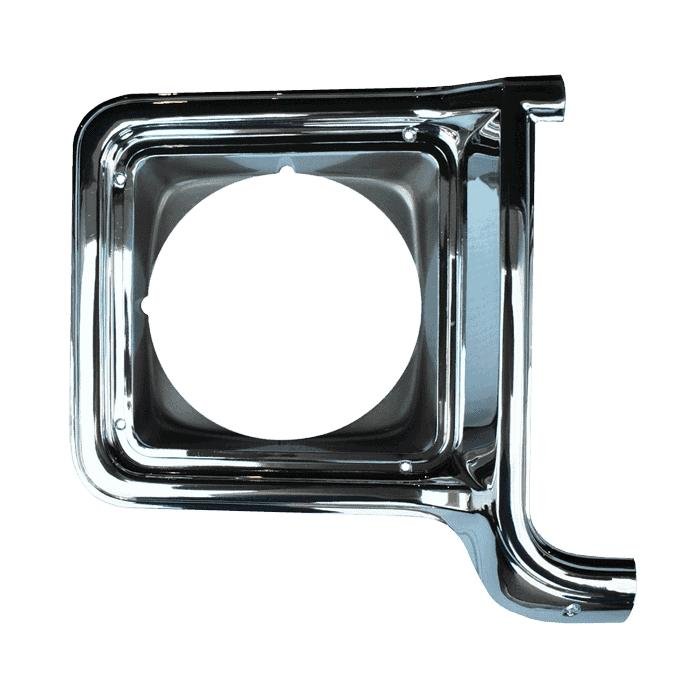 Front Right Headlamp Door Chrome with Round Headlights