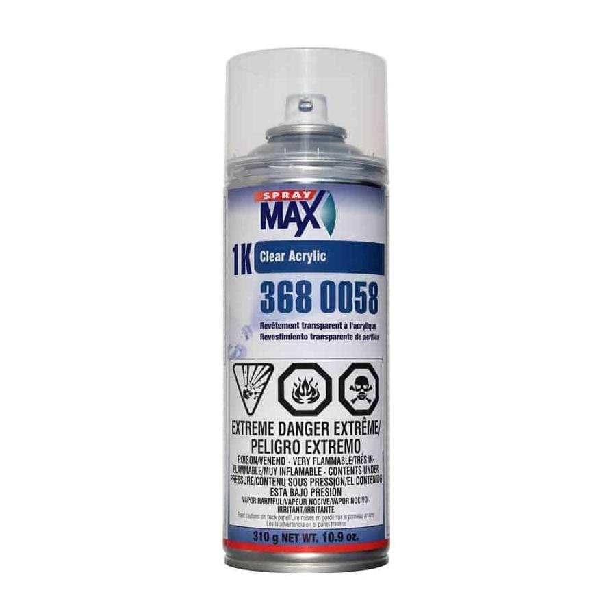 Clear Acrylic 3680058 Clear Acrylic 1K Areosol