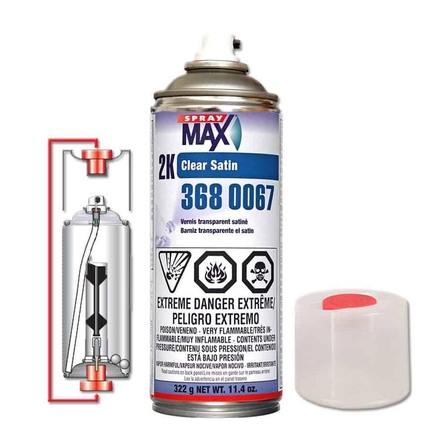 Clear Satin 3680067 Clear Satin 2K Areosol
