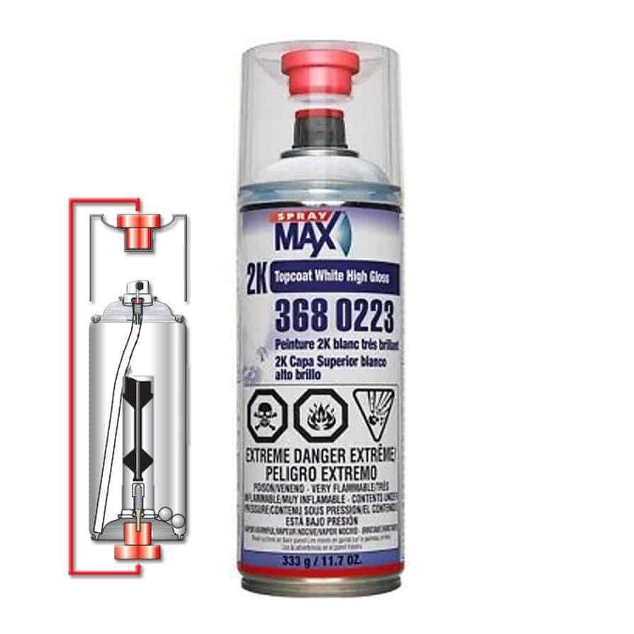 Top Coat Gloss White 3680223 Top Coat Gloss White 2K Areosol