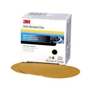 3M Hookit Gold Disc 00915, 3 in, P240, 50 Discs