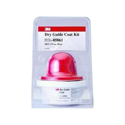 3M Dry Guide Coat and Applicator Kit, 05861, grey, 1.76 oz. (50 g)