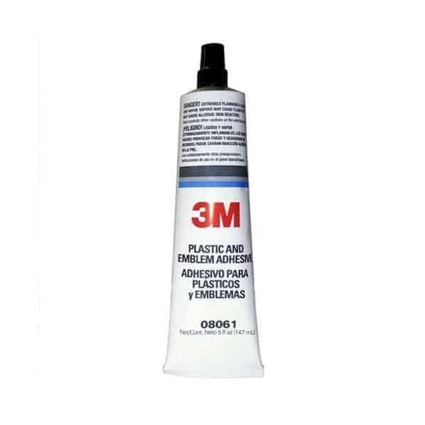 3M Plastic & Emblem Adhesive, 08061, clear, 5 fl. oz. (147 ml)