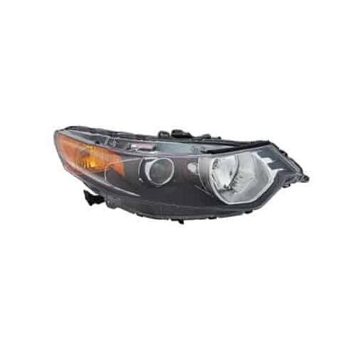 Passenger Side Headlight Lens and Housing 2009-2014 Acura TSX