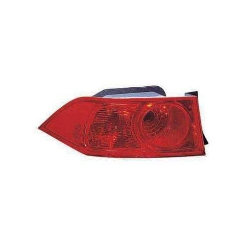 Driver Side Tail Lamp Lens and Housing 2006-2008 Acura TSX