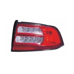 Passenger Side Tail Lamp Lens and Housing 2007-2008 Acura TL