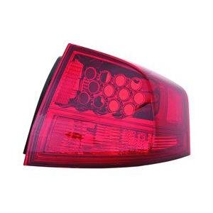 Passenger Side Tail Lamp Lens and Housing 2010-2013 Acura MDX