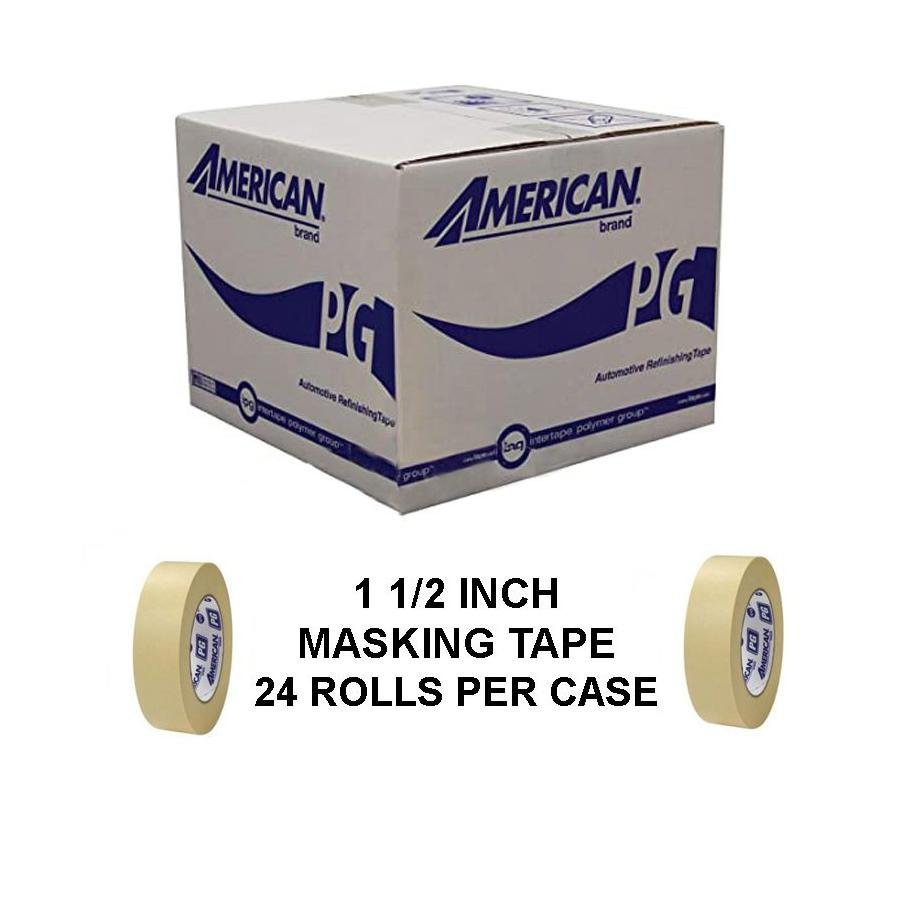 PG3655 Premium Grade Tape Beige 1-1/2 Inch 24 Rolls Per Case 36mm x 54.8m