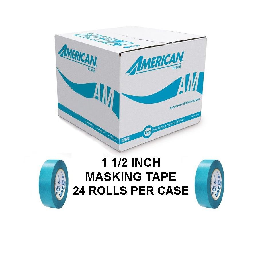 AM3655 Medium Grade Tape Aqua 1-1/2 Inch 24 Rolls Per Case 36mm x 54.8m