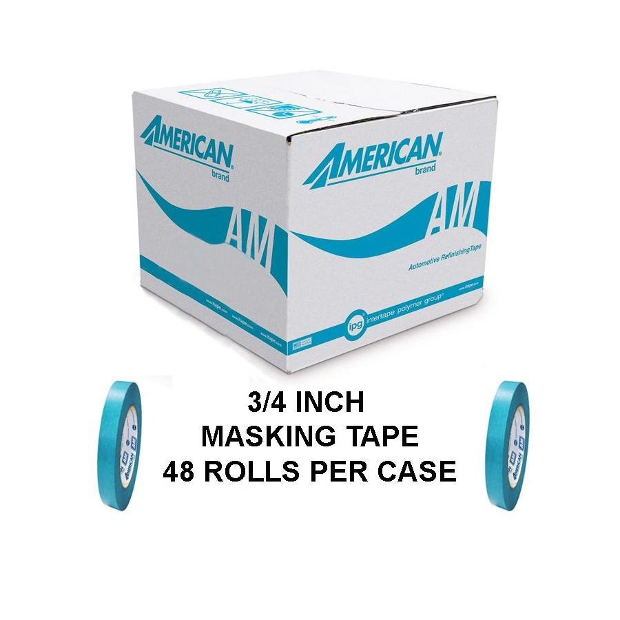 AM1855 Medium Grade Tape Aqua 3/4 Inch 48 Rolls Per Case 18mm x 54.8m