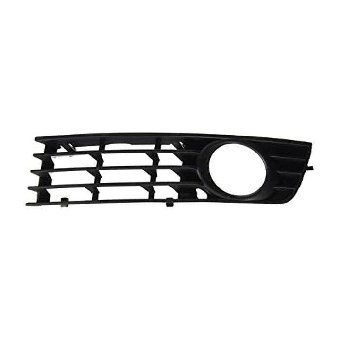 Front Left Bumper Cover Outer Grille Type 1 Matte Black