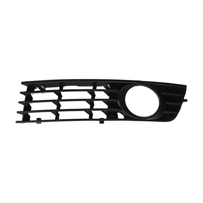 Front Right Bumper Cover Outer Grille with Fog Lamps without Sports Package Matte-Black