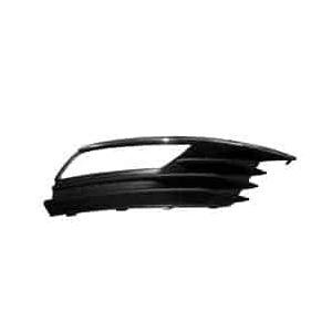 Front Right Bumper Cover Fog Light Bezel without S-Line Package for Sedan and Convertible Models Black