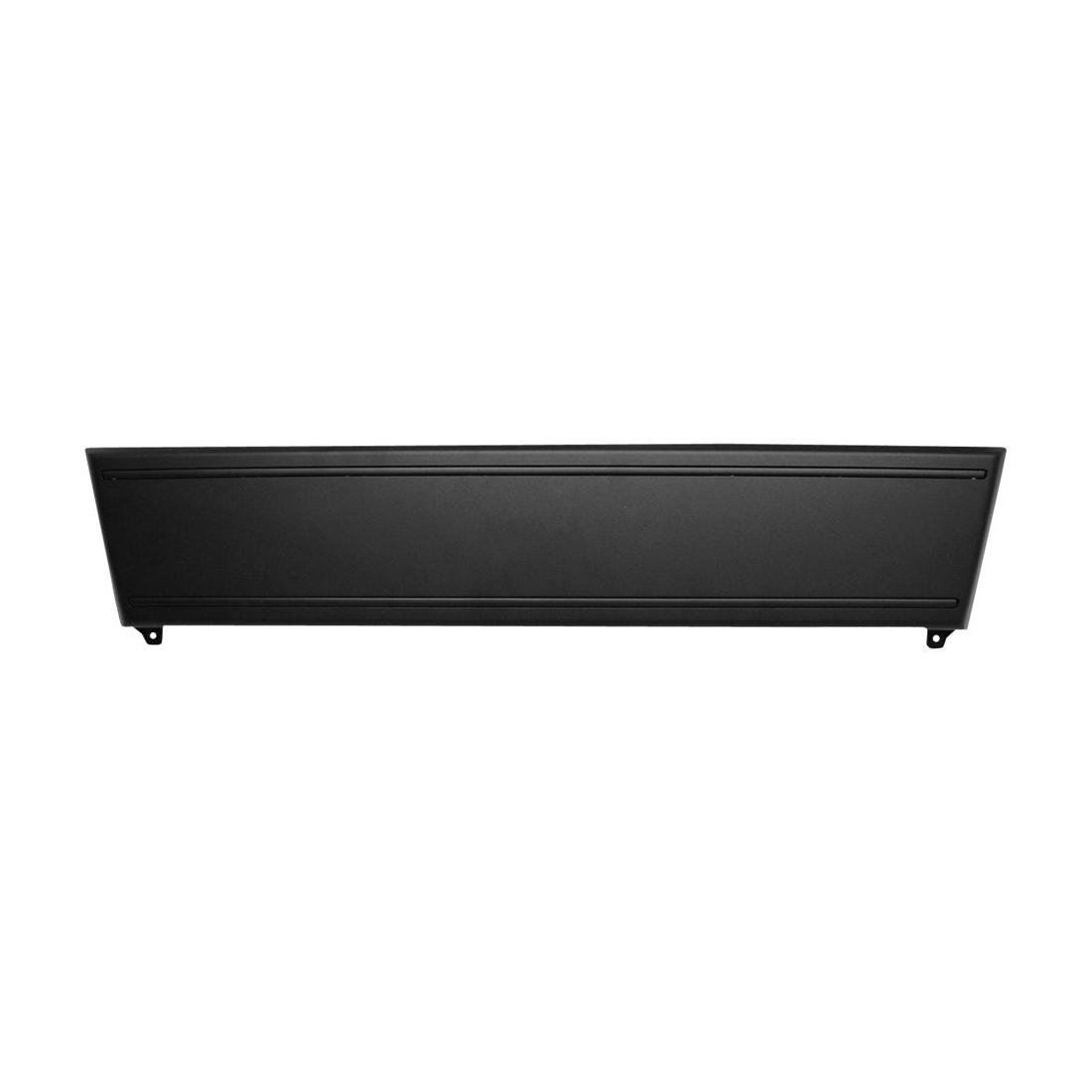 Front Bumper Cover License Molding Black with S-Line Package