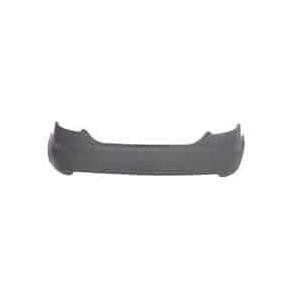 Rear Bumper Cover Primed PTM without Park Assist Sensor Holes -CAPA Certified