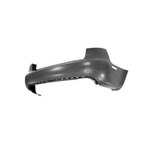 Rear Bumper Cover Primed PTM for Generation 3 Sedan Models without Park Assist Sensor Holes -CAPA Certified