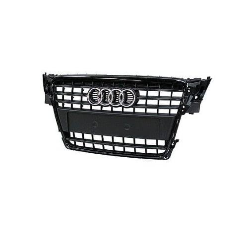 Front Grille for Sedan and Wagon Models Painted Black with Matte-Black Frame Emblem Not Included