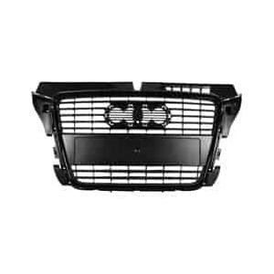 Front Grille without License Plate Hole Type 2 Black