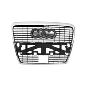 Front Grille Black with Chrome Frame