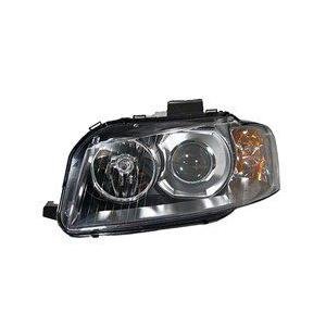 Front Right HeadLamp Composite Assembly HID without Curved Lighting without Auto Leveling Does Not Include Bulb or Controller