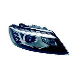 Front Right HeadLamp Composite Lens and Housing HID without Curved Lighting