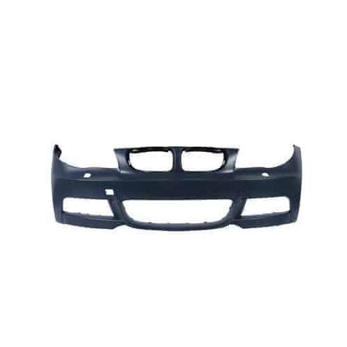 Front Bumper Cover With M Pkg With HeadLamp Washer Holes Without Park Assist Sensor Holes Primed PTM