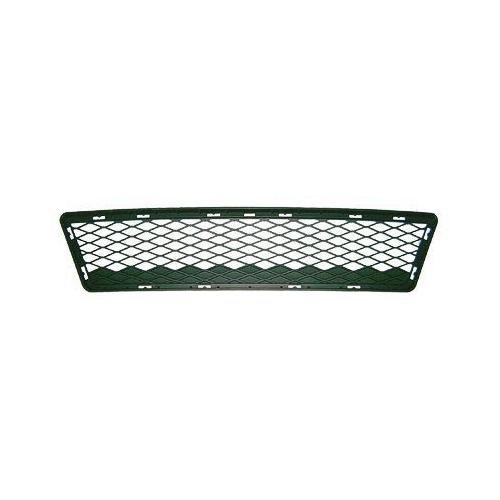 Front Bumper Center Grille 3.0L Convertible Without Turbo or Adaptive Cruise Control Primed Black