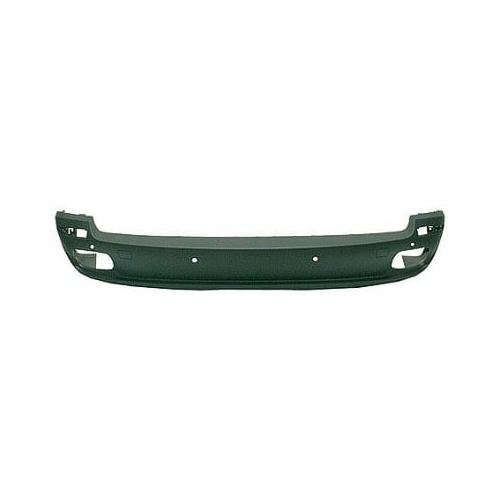 Rear Bumper Cover With Park Assist Sensor Holes And Oval Dual Exhaust Cutouts Fine Textured