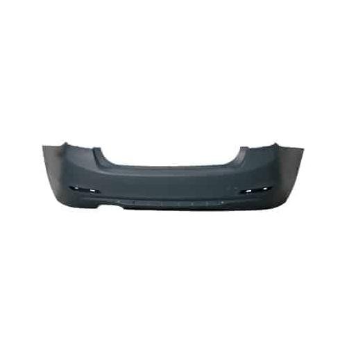 Rear Bumper Cover For F30 328I Gas Sedan Models Without Park Assist Sensors Primed PTM -CAPA Certified