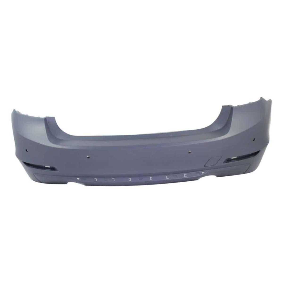 Rear Bumper Cover For Sedan Models With Park Assist And Molding Holes Primed PTM -CAPA Certified