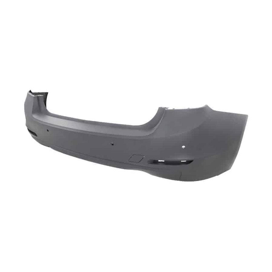 Rear Bumper Cover For 335i Gas Models Without Molding Holes With Park Assist Sensor Primed PTM -CAPA Certified