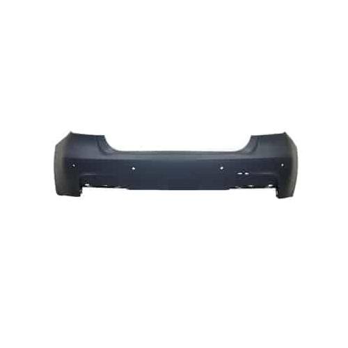 Rear Bumper Cover For Sedan Models With M Pkg and Park Assist Sensors Primed PTM