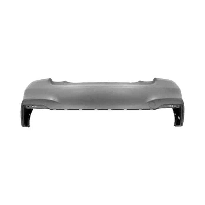Rear Bumper Cover For Coupe and Convertible and X Drive Models With M Pkg Without Park Assist Primed PTM -CAPA Certified