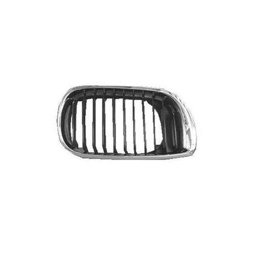 Front Right Grille Hood Mounted Chrome and Black For Sedan and Wagon Models