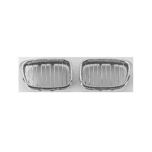 Front Right Grille Chrome With Black Bars For 540 Sedan And Wagon Models