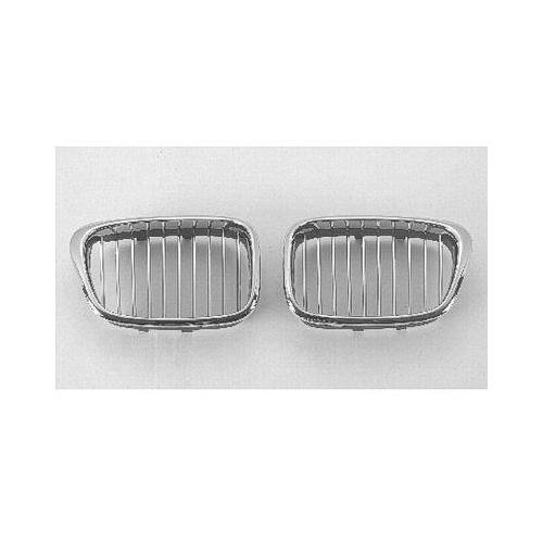 Front Left Grille Black with Chrome Frame For 525i and 530i Models