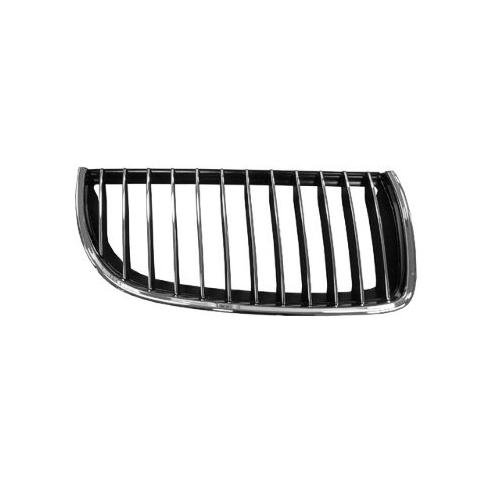 Front Right Grille Chrome And Black For Sedan