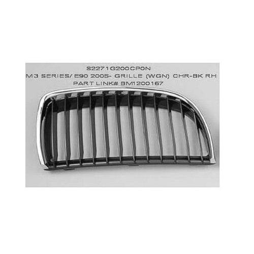 Front Right Grille Chrome And Black For Wagon Models