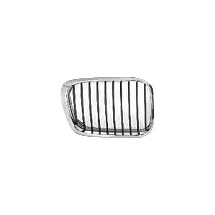 Front Right Upper Grille Hood Mounted Black With Chrome Frame For Sedan Or Wagon Models To Production Date 09/01