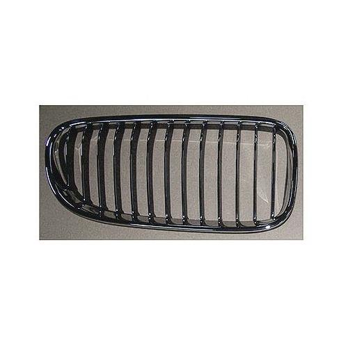 Front Right Grille Black and Chrome For Coupe And Convertible Chrome Frame