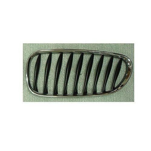 Front Left Grille Chrome With Black Bars