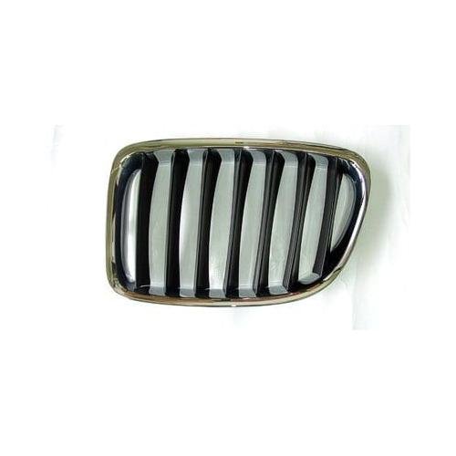 Front Left Grille Chrome and Black