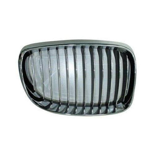 Front Right Grille For Coupe and Convertible Chrome and Black