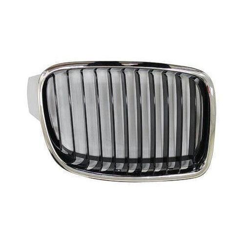 Front Right Grille for Standard Line Sedan and Wagon Chrome and Black