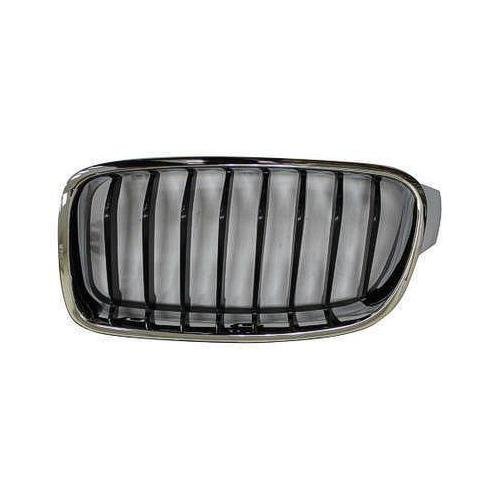 Front Left Grille For Sport and M Sport Sedan Chrome And Black