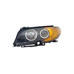 Front Left Halogen HeadLamp Assembly With Amber Turn Signal Fits Coupe and Convertible Models