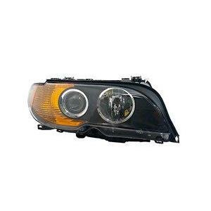 Front Right Halogen HeadLamp Assembly With Amber Turn Signal Fits Coupe and Convertible Models