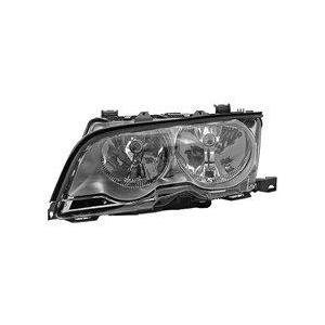 Front Rigft Halogen HeadLamp Assembly With Silver Bezel Fits Coupe and Convertible Models to Production Dat 03/03