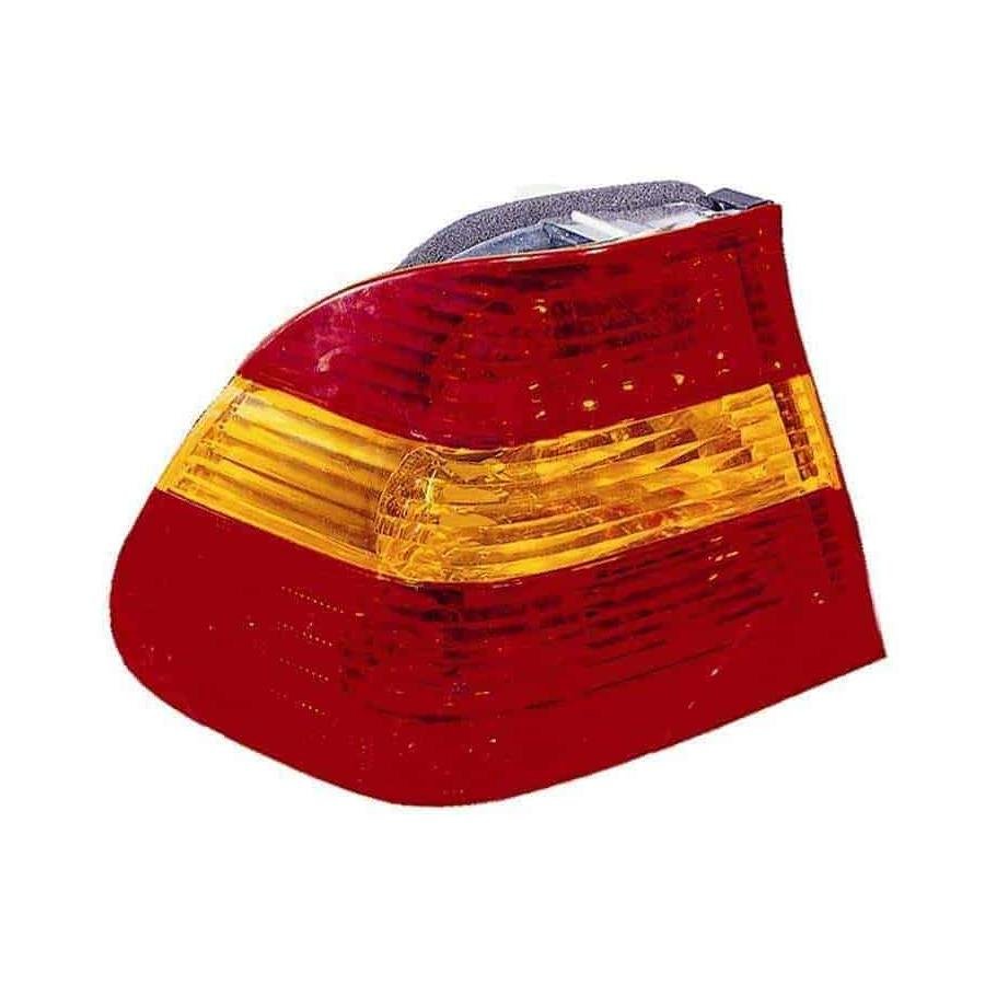 Rear Right Outer Tail Lamp Assembly Sedan Body Mounted Amber And Red Lens